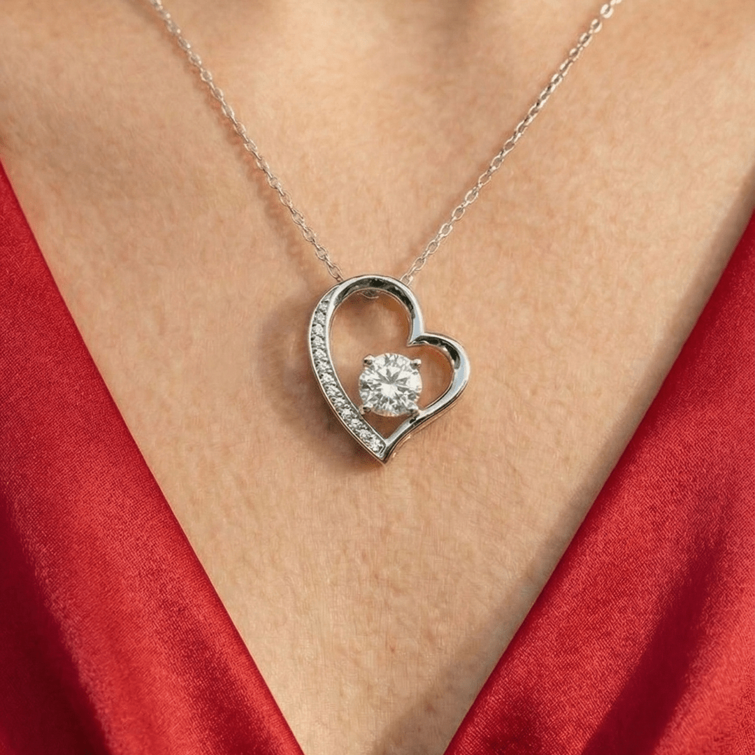 "To My Wife" Heart Necklace – A Gift That Will Touch Her Heart ❤️